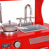 Kinderspeelkeuken 84X31X89 Cm Mdf Rood_