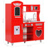 Kinderspeelkeuken 84X31X89 Cm Mdf Rood_