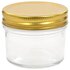 Jampotten Met Kleurige Deksels 110 Ml Glas 48 Goud_