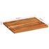 Hakblok 50X38X2,5 Cm Massief Acaciahout 50 x 38 x 2.5 cm_