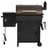 Pelletbarbecue 04 Cm Ijzer Zwart 1 met schoorsteen_