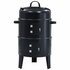 Houtskoolroker Barbecue-Grill 3-In-1 40X80 Cm_