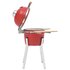 Kamado Barbecue 76 Cm Keramiek 1 Rood_