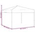 Partytent Inklapbaar 3 x 3 m Taupe_