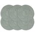 Placemats Rond 38 Cm 6 Olijfgroen Jute_