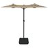 Parasol Dubbel Met Led's 316X240 Cm Taupe_