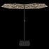 Parasol Dubbel Met Led's 316X240 Cm Taupe_