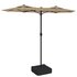 Parasol Dubbel 316X240 Cm Taupe_