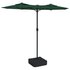 Parasol Dubbel Met Led's 316X240 Cm Groen_