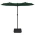 Parasol Dubbel Met Led's 316X240 Cm Groen_