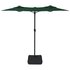 Parasol Dubbel Met Led's 316X240 Cm Groen_