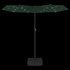 Parasol Dubbel Met Led's 316X240 Cm Groen_