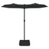 Parasol Dubbel Met Led's 316X240 Cm Kleurig Antraciet_