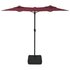 Parasol Dubbel Met Led's 316X240 Cm Bordeaux Rood_