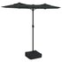 Parasol Dubbel 316X240 Cm Kleurig Antraciet_