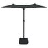 Parasol Dubbel 316X240 Cm Kleurig Antraciet_