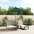 Parasol Met Houten Paal 198X198X231 Cm Groen_