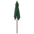 Parasol Met Houten Paal 198X198X231 Cm Groen_