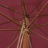 Parasol Met Houten Paal 300X300X273 Cm Bordeaux Rood_