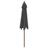 Parasol Met Houten Paal 299X240 Cm Kleurig Antraciet_