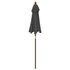 Parasol Met Houten Paal 196X231 Cm Kleurig Antraciet_