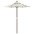 Parasol Met Houten Paal 196X231 Cm Kleurig Zand_