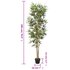 Kunstplant Bamboe 04 Bladeren Groen 180 cm_