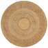 Tapijt Rond Gevlochten Jute 120 cm_