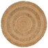 Tapijt Rond Gevlochten Jute 120 cm_