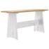 Eettafel Met Bankje Massief Grenenhout Honingbruin En Wit honey brown and white_