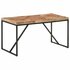 Eettafel Massief Acaciahout En Mangohout 140 x 70 x 76 cm Zwart_