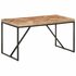 Eettafel Massief Acaciahout En Mangohout 140 x 70 x 76 cm Zwart_