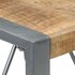 Eettafel Grijs 80 x 80 x 75 cm Ruw mangohout_