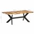 Eettafel Hout Met Honingkleurige Afwerking 200 x 100 x 75 cm_