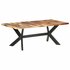 Eettafel Hout Met Honingkleurige Afwerking 200 x 100 x 75 cm_