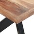 Eettafel Massief Hout Met Honingkleurige Afwerking 180 x 90 x 75 cm_