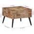 Salontafel 55X55X40 Cm Massief Gerecycled Teakhout Grijs_