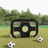 Voetbaldoel Met Doelwit 120X80X80 Cm Polyester_