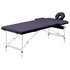 Massagetafel Inklapbaar 2 Zones Aluminum Paars_