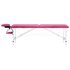 Massagetafel Inklapbaar 2 Zones Aluminum Roze_