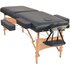 Massagetafel Inklapbaar 2 Zones 10 Cm Dik Zwart_