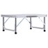 Campingtafel Inklapbaar 60X45 Cm Aluminium Wit_