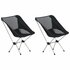 Campingstoelen 2 St Met Draagtas 54X50X65 Cm Aluminium Sonoma Eiken_