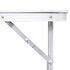 Campingtafel Inklapbaar En Verstelbaar Aluminium 20 X 60 Cm 4 Stoelen Wit 120 x 60 cm Tafelset_