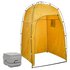 Kampeertoilet Met Tent Draagbaar 10 + 10 L Geel_