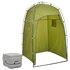 Kampeertoilet Met Tent Draagbaar 10 + 10 L Groen_