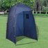 Kampeertoilet Met Tent Draagbaar 10 + 10 L Blauw_