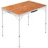 Campingtafel Inklapbaar Met 2 Banken Aluminium Bruin_