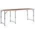 Campingtafel Inklapbaar Aluminium 180 x 60 cm Bruin_