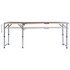 Campingtafel Inklapbaar Aluminium 180 x 60 cm Bruin_